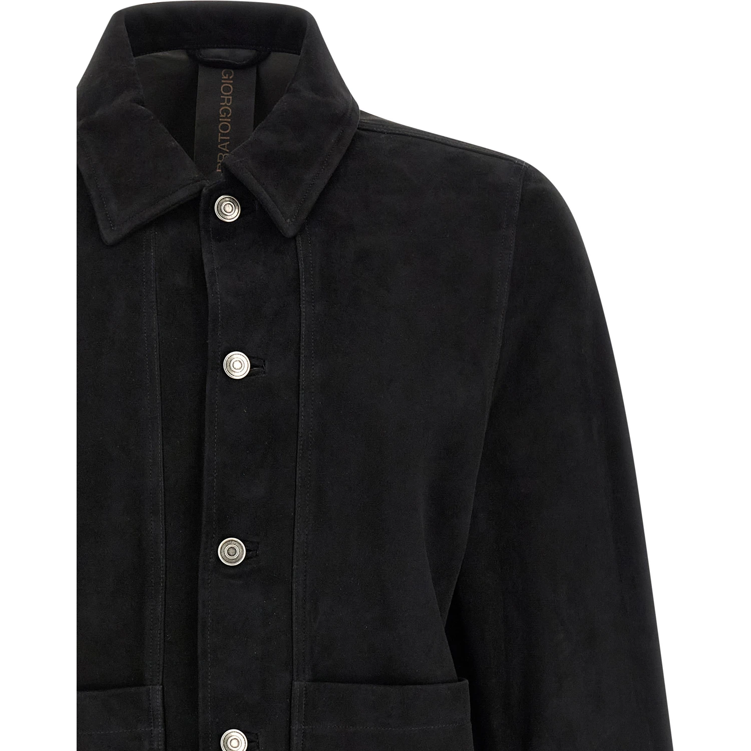 Black Suede Leather Leather Jacket