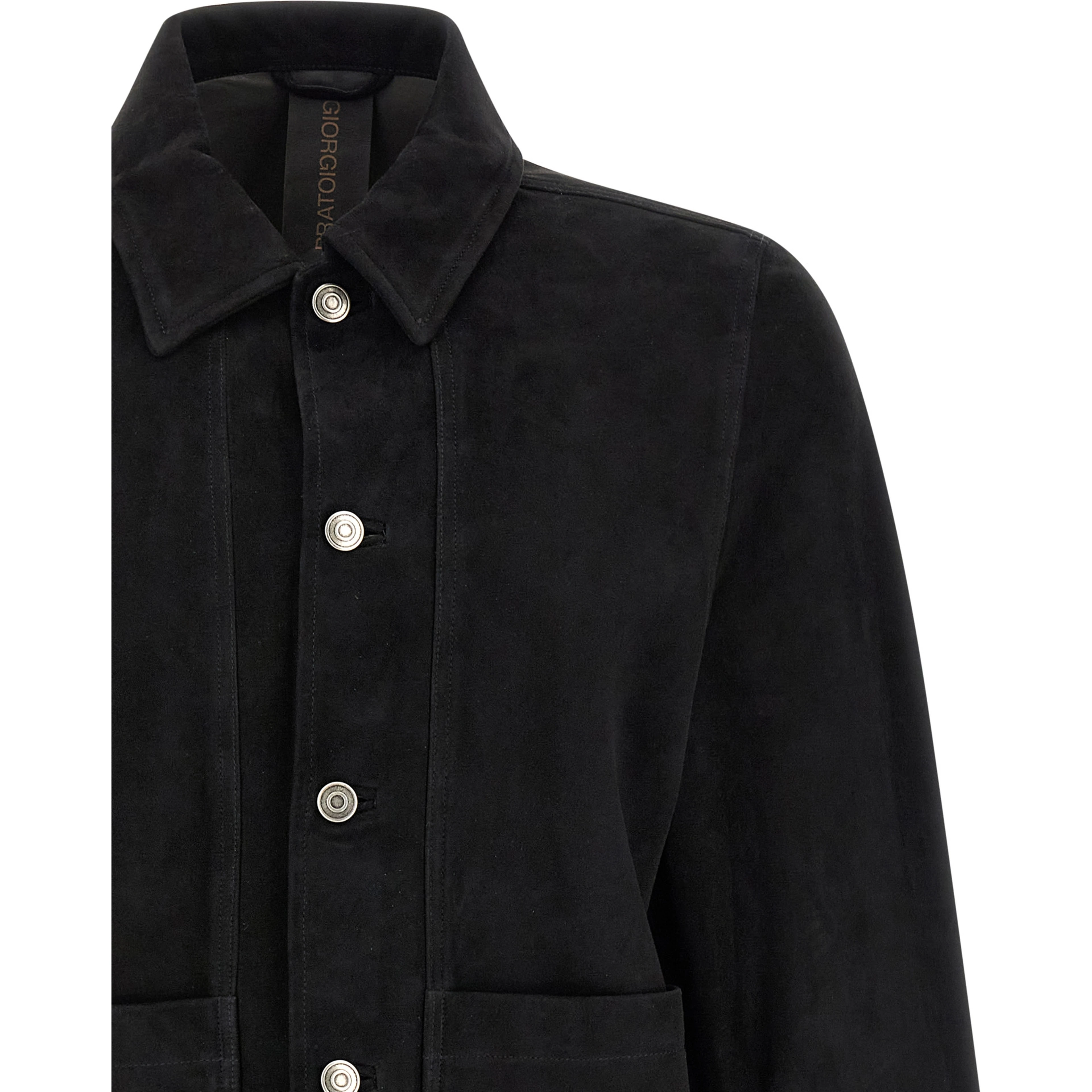 Black Suede Leather Leather Jacket