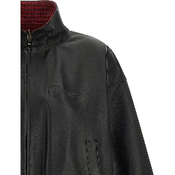 Black Lamb Leather Leather Jacket