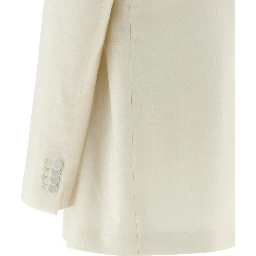 White Virgin Wool Two-Piece Suit