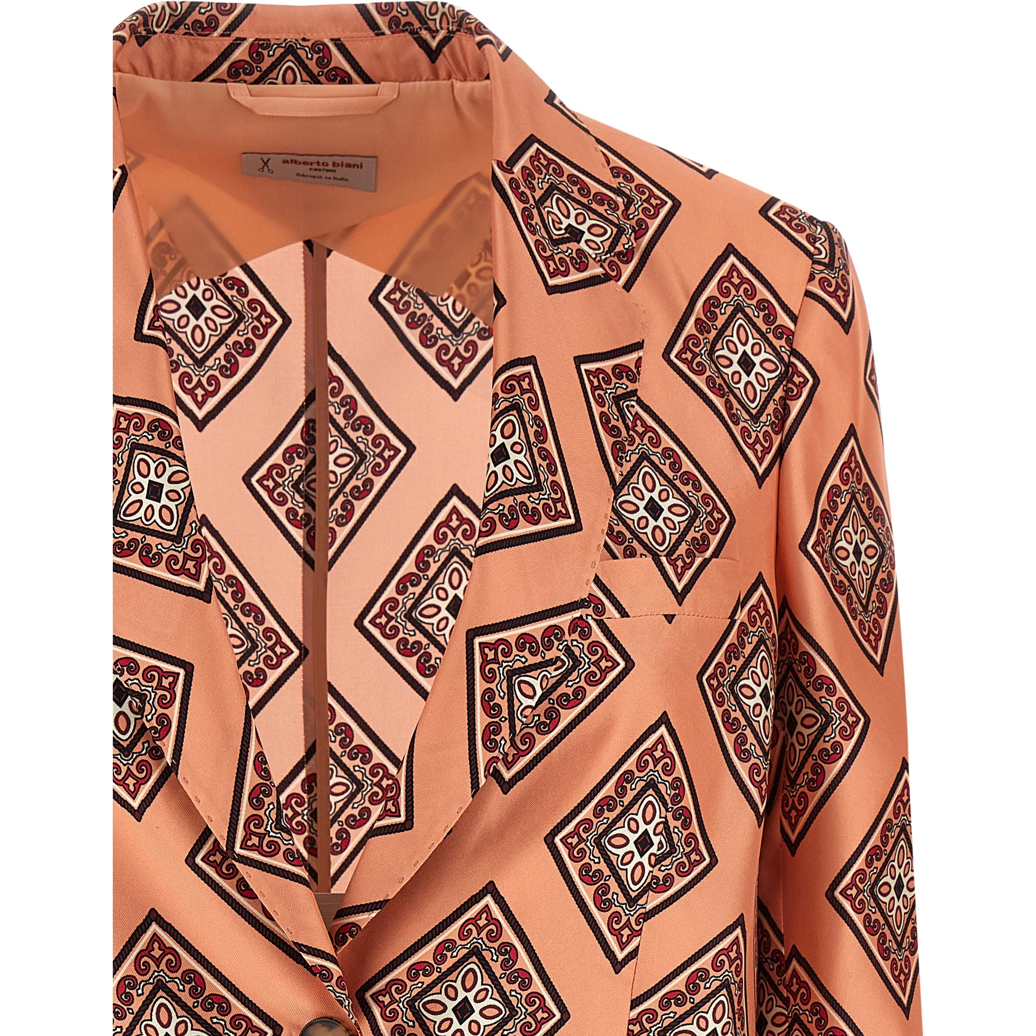 Multicolor Silk Blazer