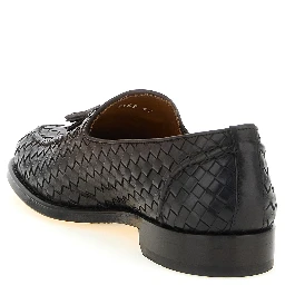 Brown Calfskin Slip-On Loafers