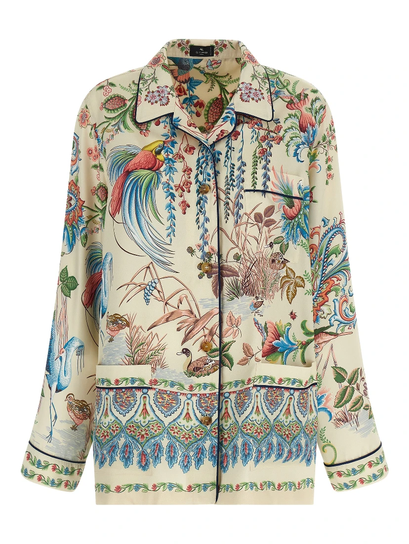 Multicolor Polyester Blouse