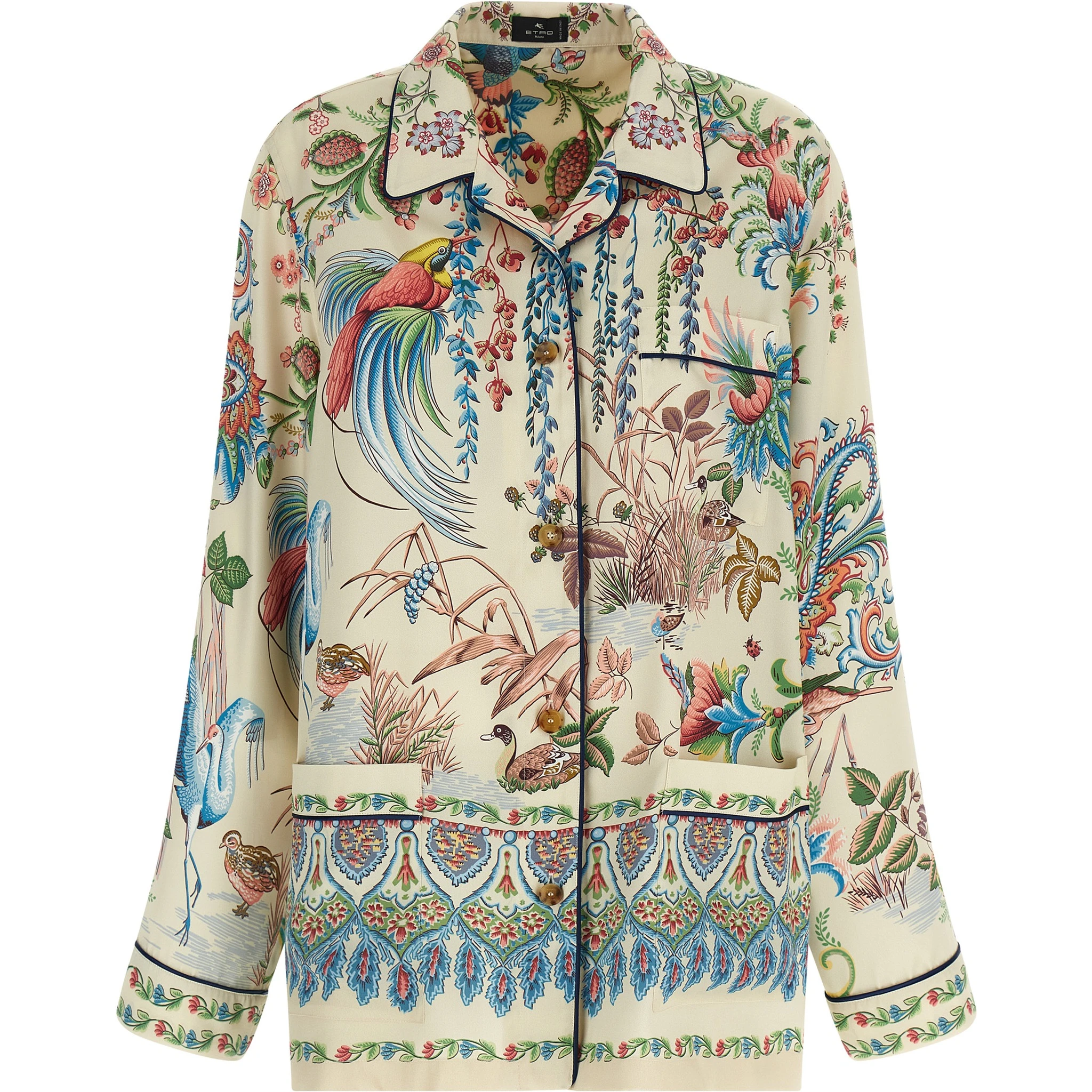 Multicolor Polyester Blouse