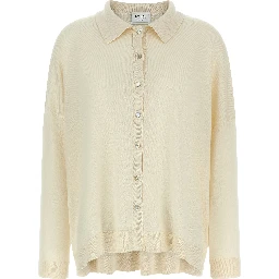 White Cashmere Cardigan