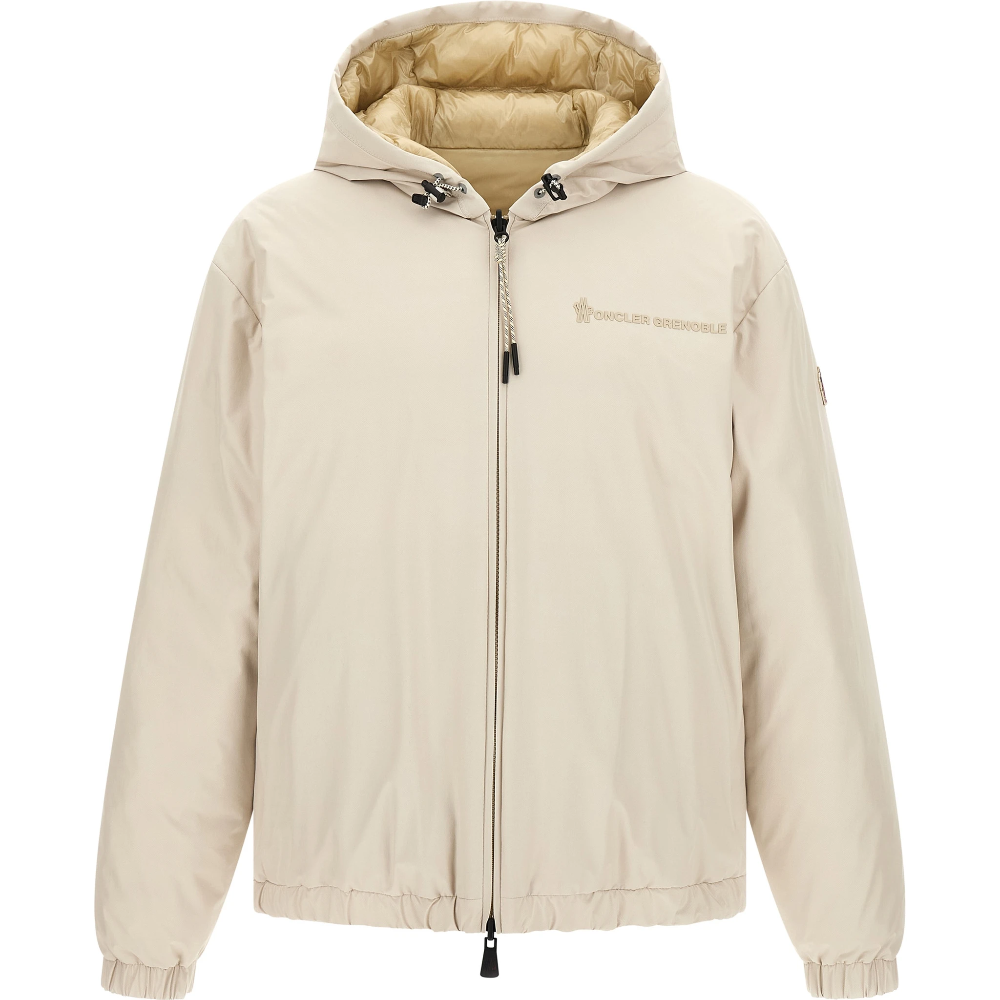 Beige Polyamide Shell Jacket