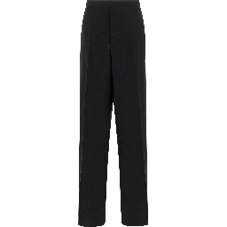 Black Virgin Wool Two-Piece Suit