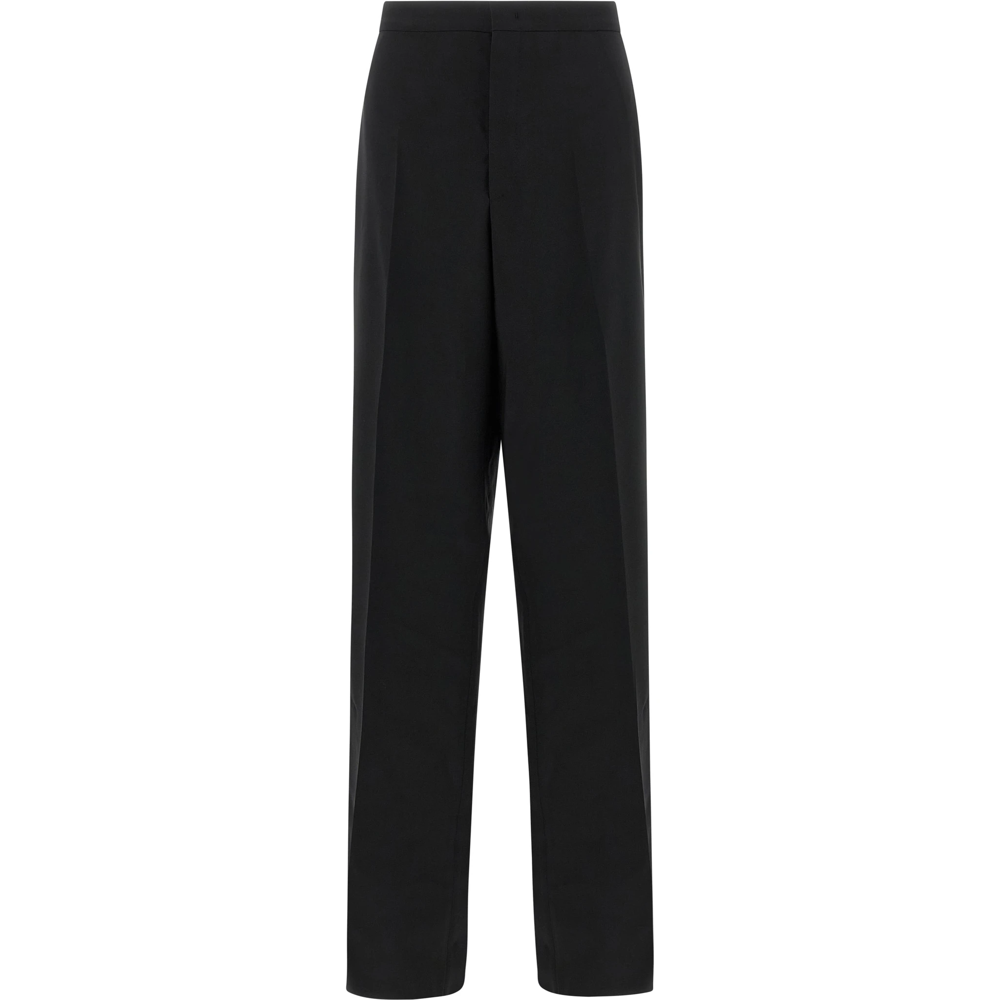 Black Virgin Wool Two-Piece Suit