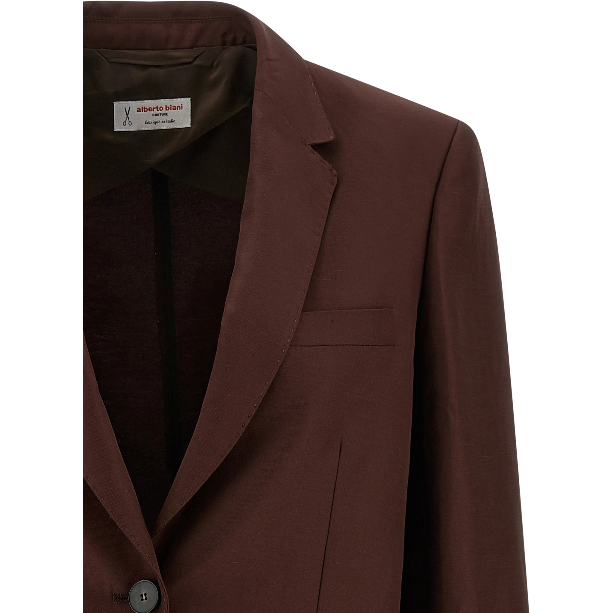 Brown Viscose Blazer