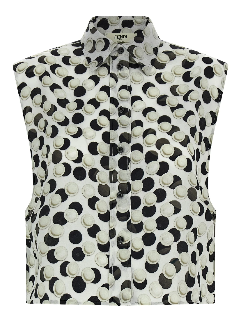Multicolor Silk Pattern Shirt