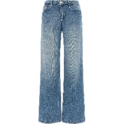 Blue Cotton Jeans Denim