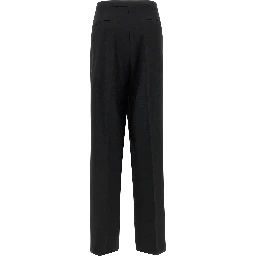 Black Virgin Wool Two-Piece Suit