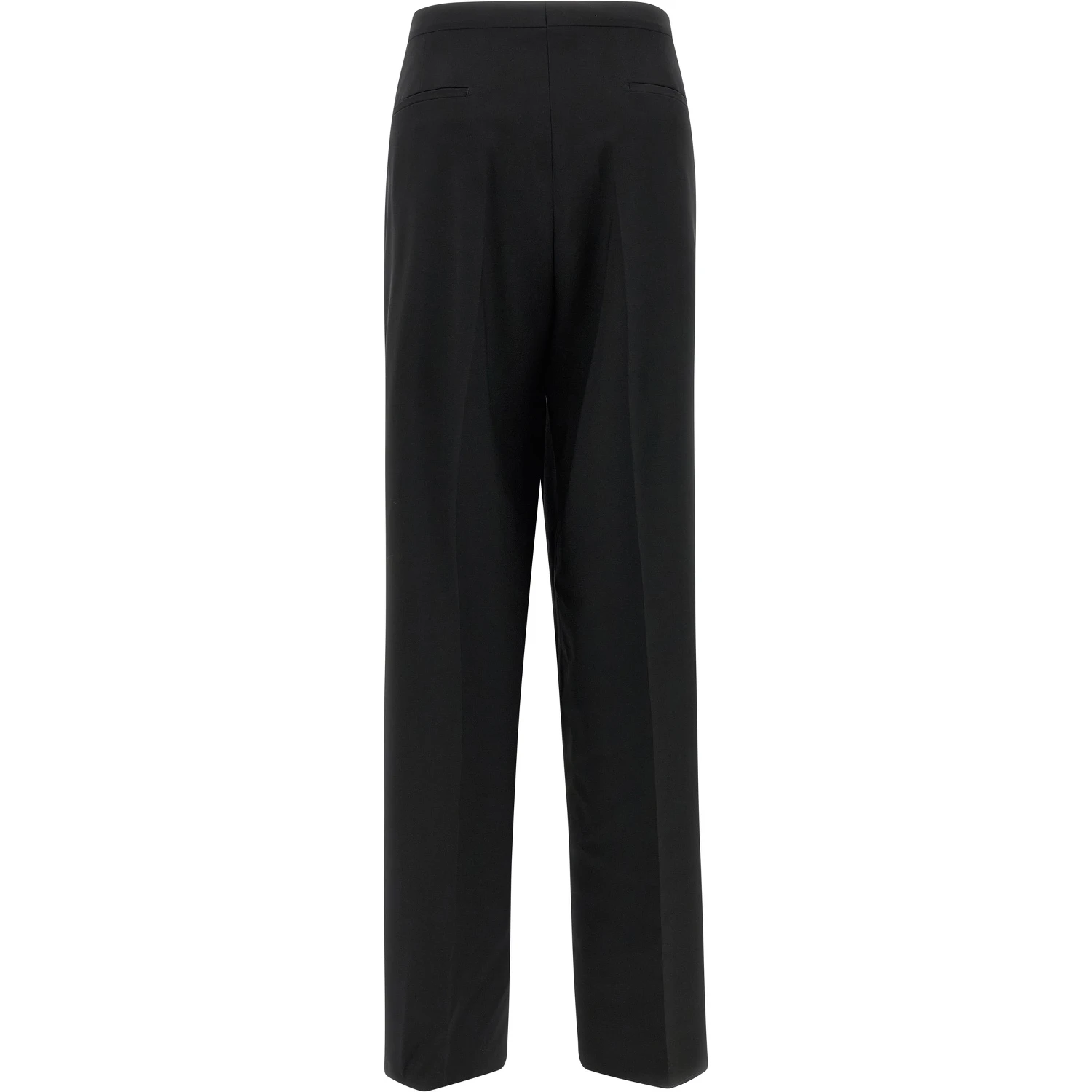 Black Virgin Wool Two-Piece Suit