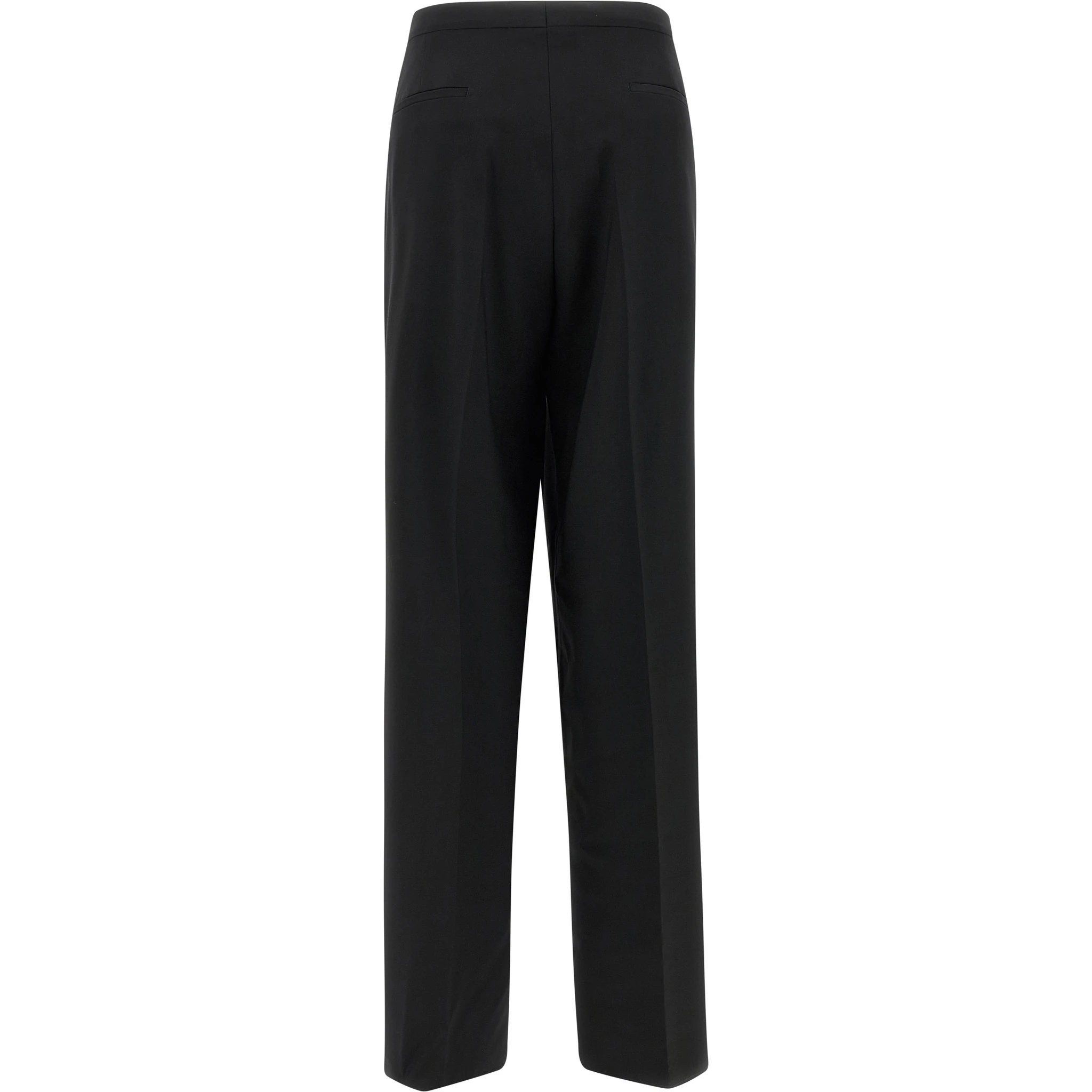Black Virgin Wool Two-Piece Suit