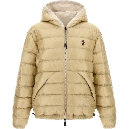 Beige Polyamide Shell Jacket