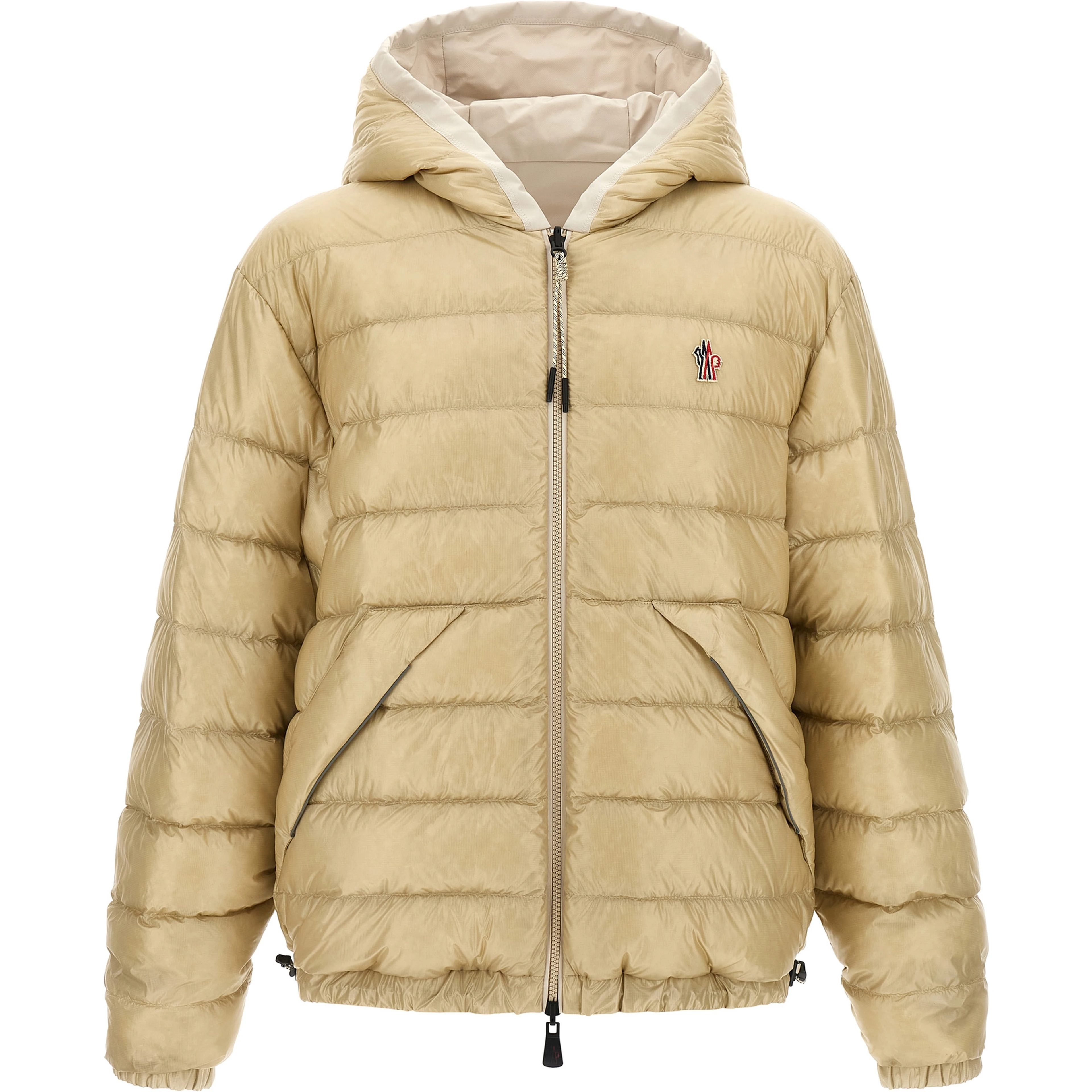 Beige Polyamide Shell Jacket
