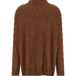Brown Cashmere Cardigan