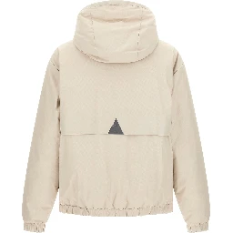Beige Polyamide Shell Jacket