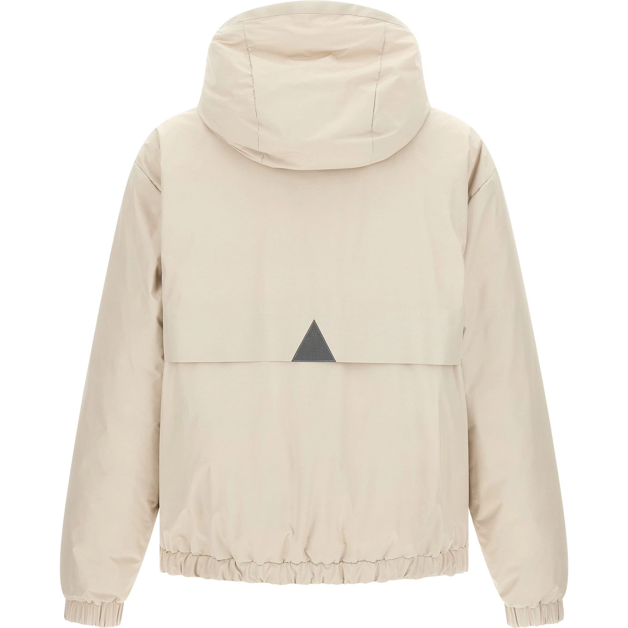 Beige Polyamide Shell Jacket