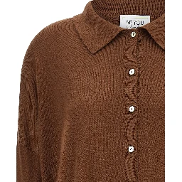 Brown Cashmere Cardigan