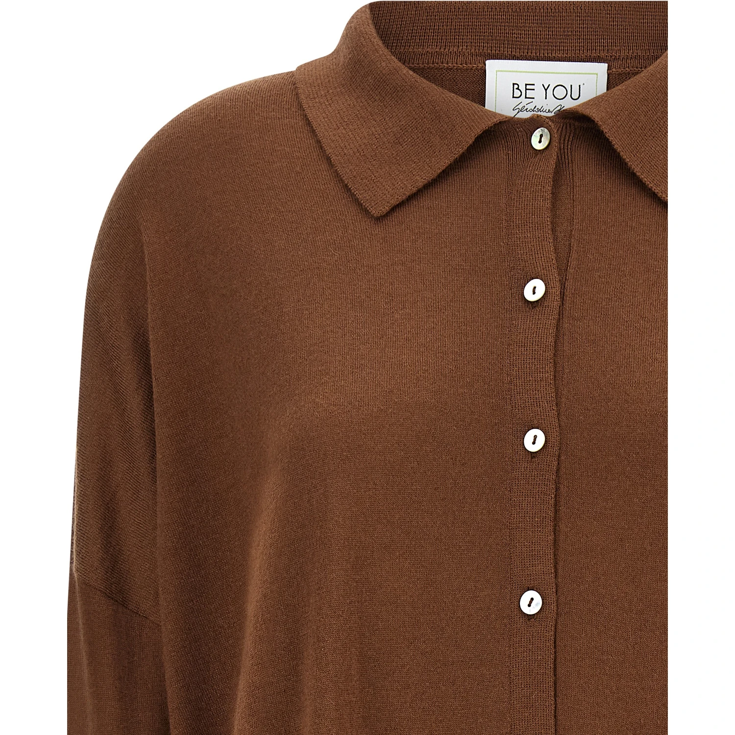 Brown Cashmere Cardigan