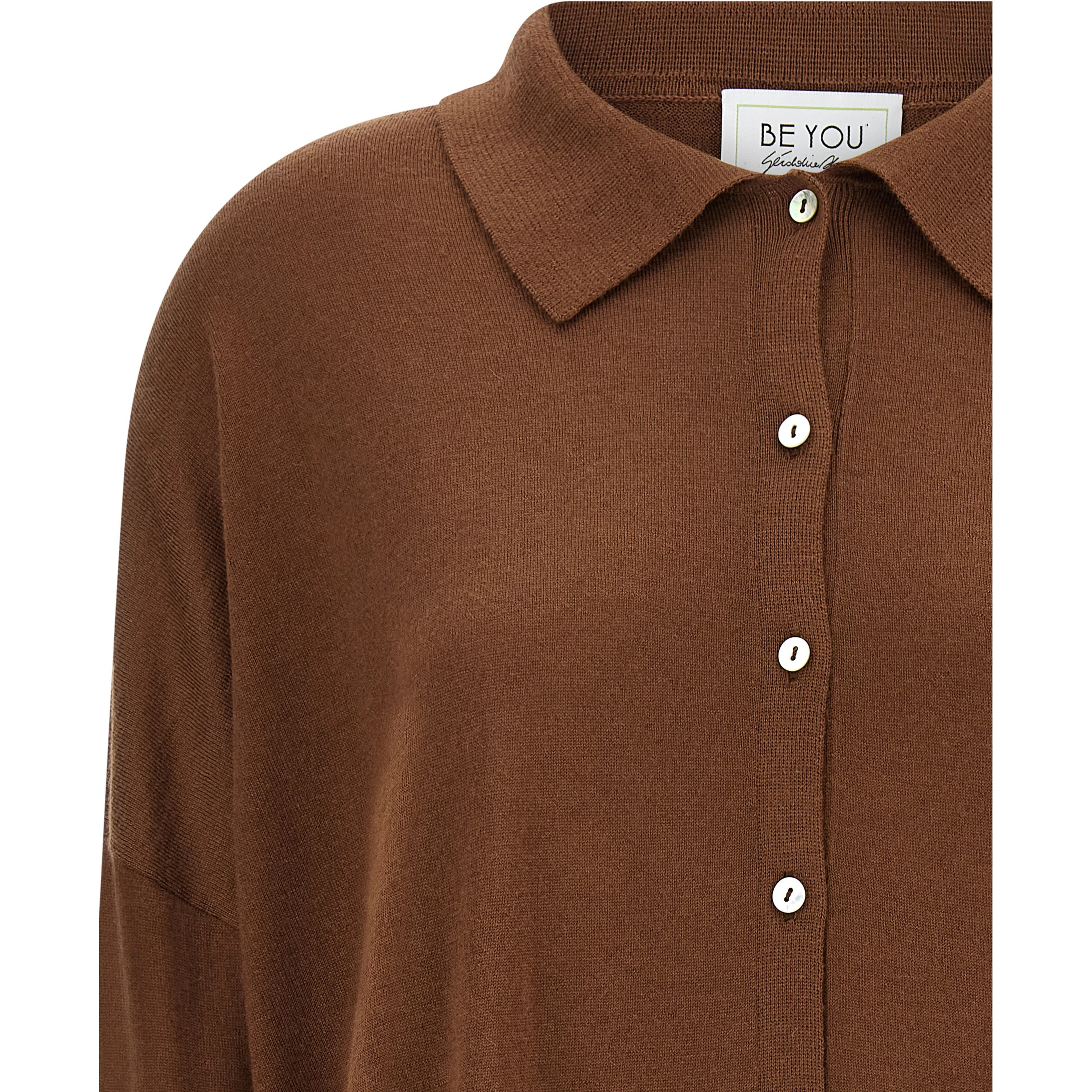 Brown Cashmere Cardigan
