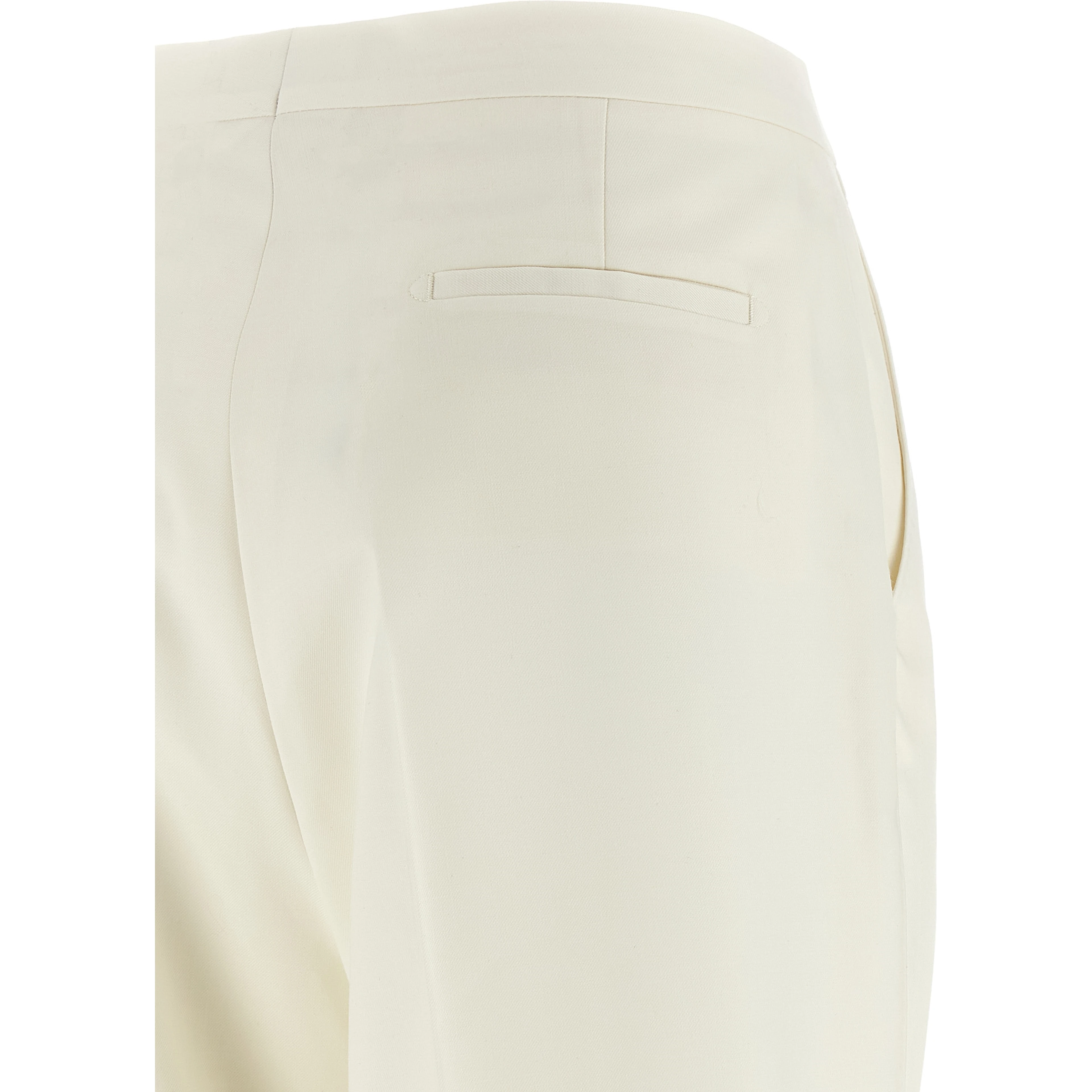 White Virgin Wool Two-Piece Suit