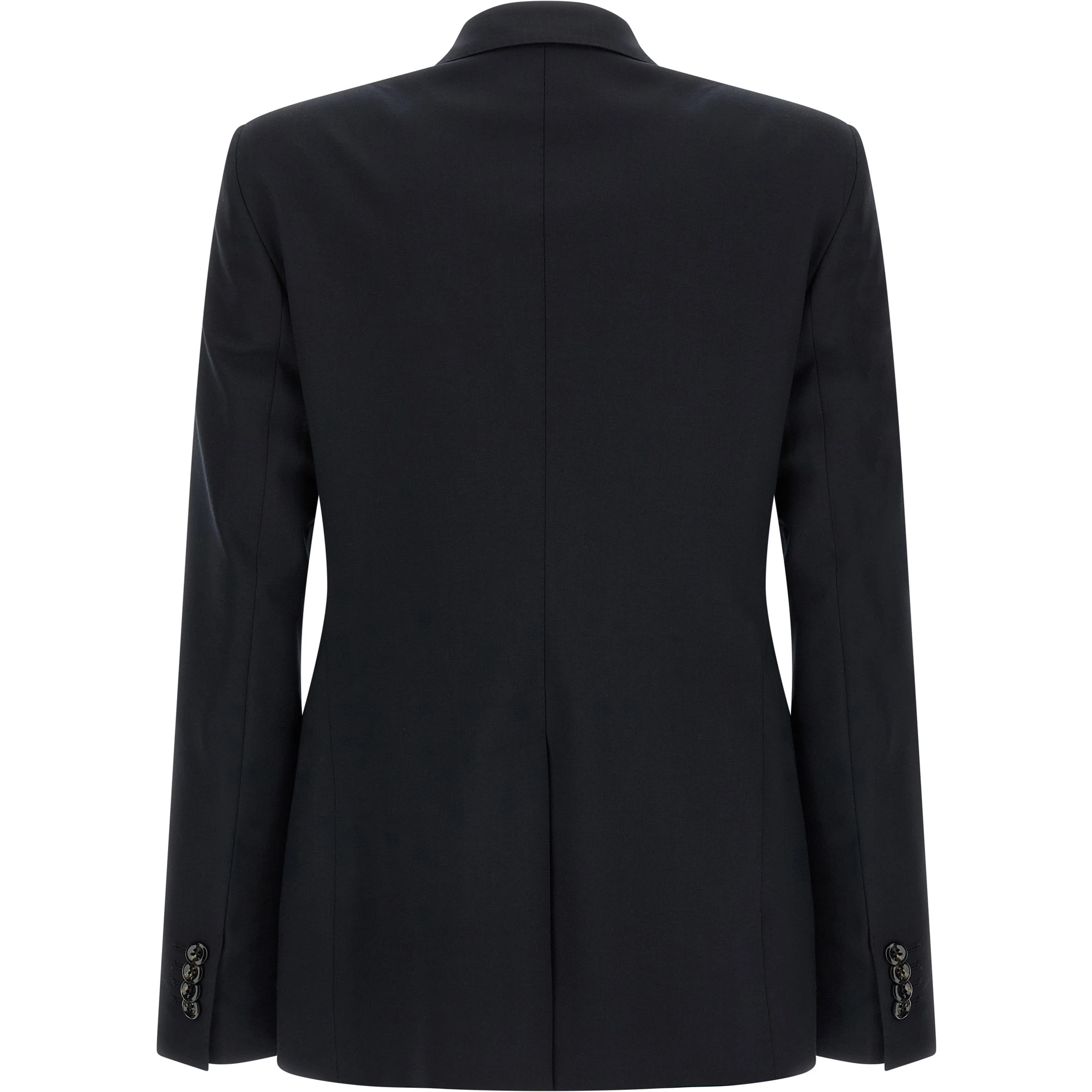 Blue Virgin Wool Two-Piece Suit