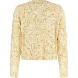 Bicolor Silk Cardigan