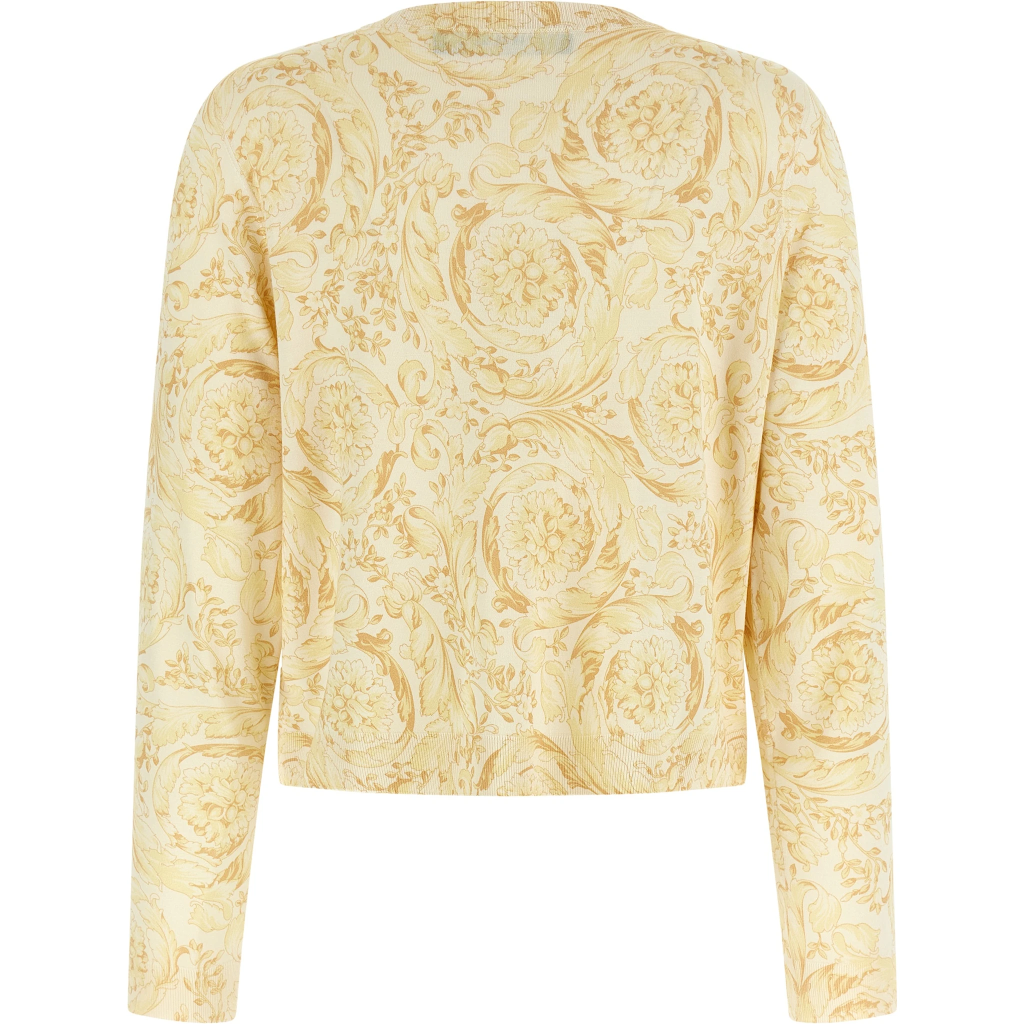 Bicolor Silk Cardigan