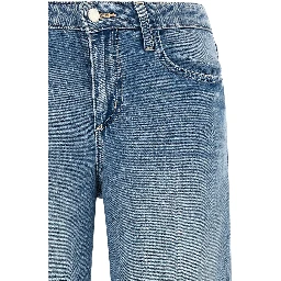 Blue Cotton Jeans Denim