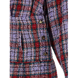 Multicolor Linen Short Dress