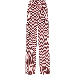 Multicolor Cotton Casual Pants