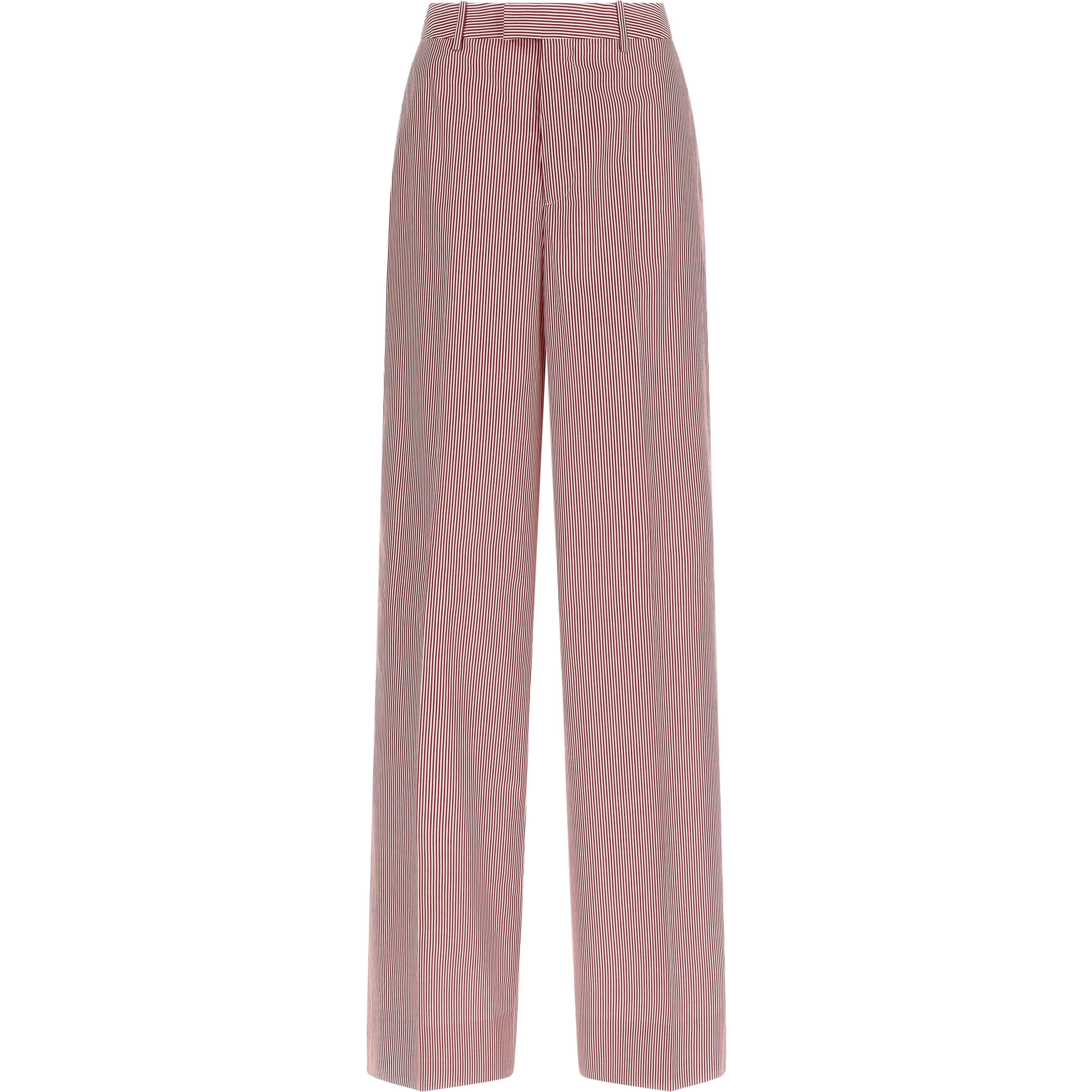 Multicolor Cotton Casual Pants