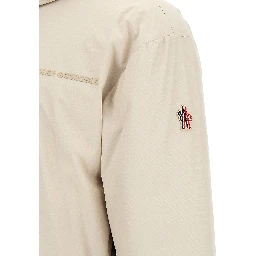 Beige Polyamide Shell Jacket