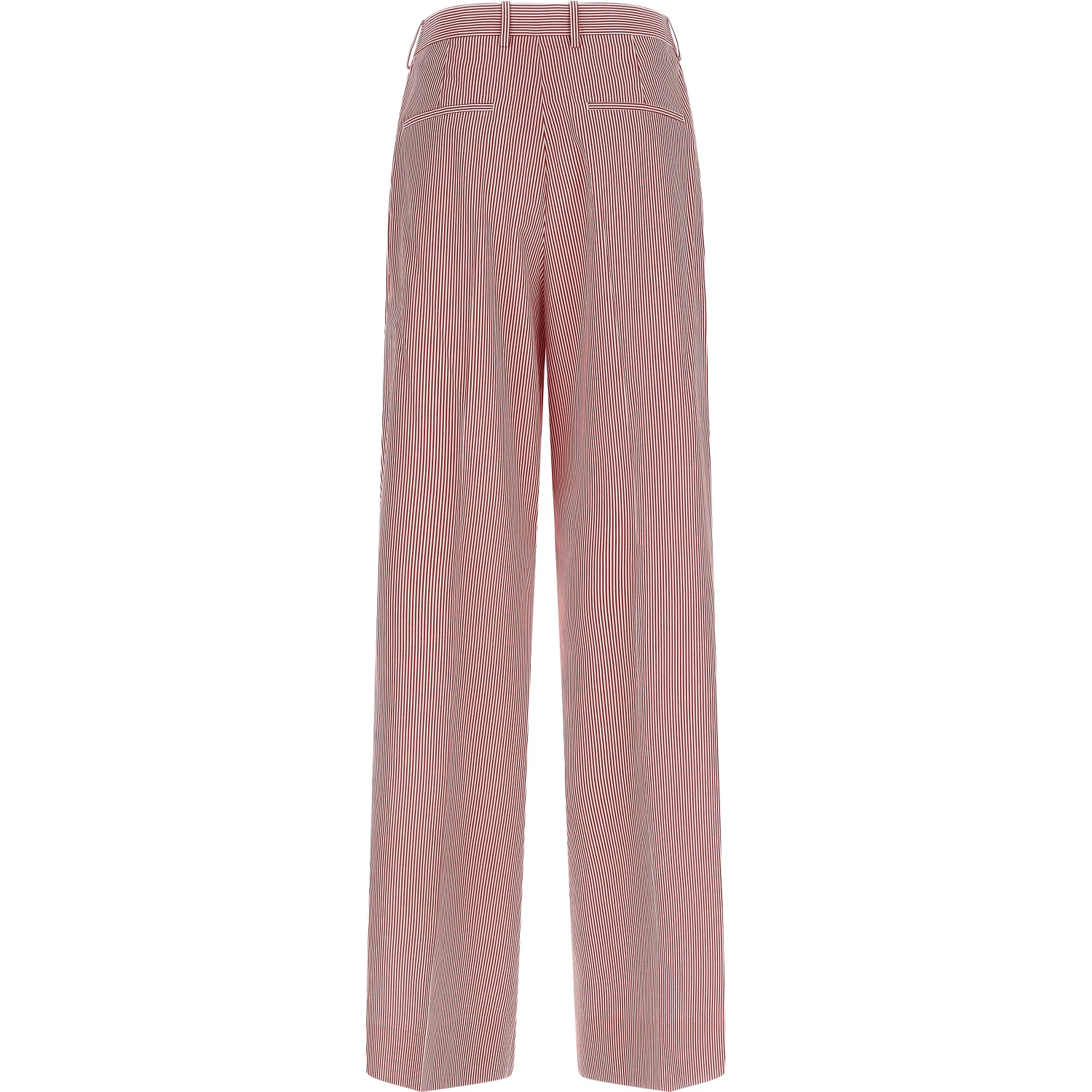 Multicolor Cotton Casual Pants