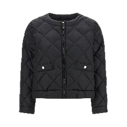 Black Polyamide Full-Length Jacket