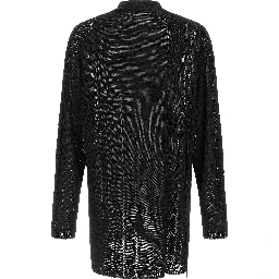 Black Linen Cardigan