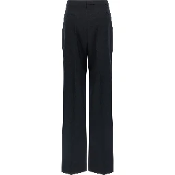 Blue Virgin Wool Two-Piece Suit