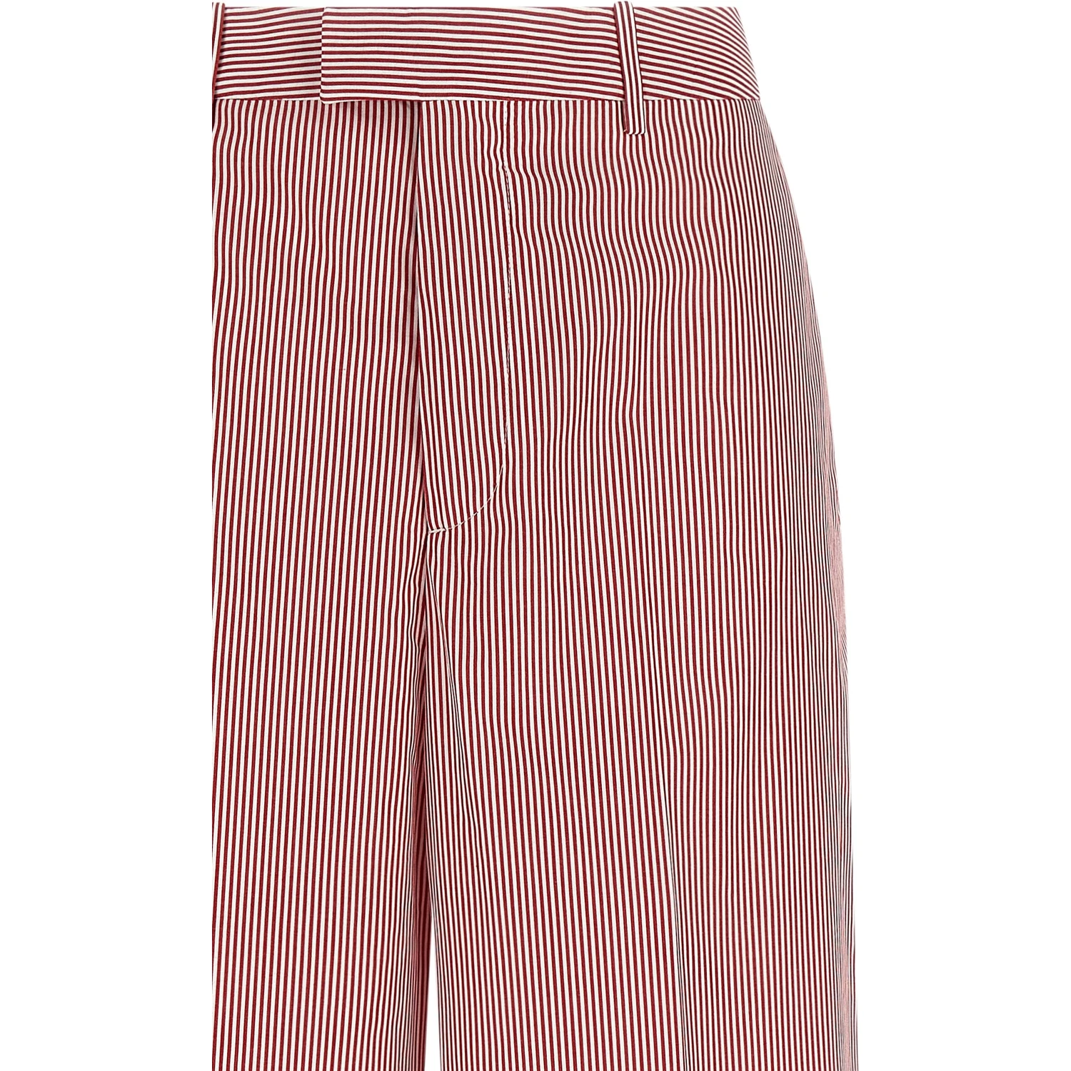 Multicolor Cotton Casual Pants
