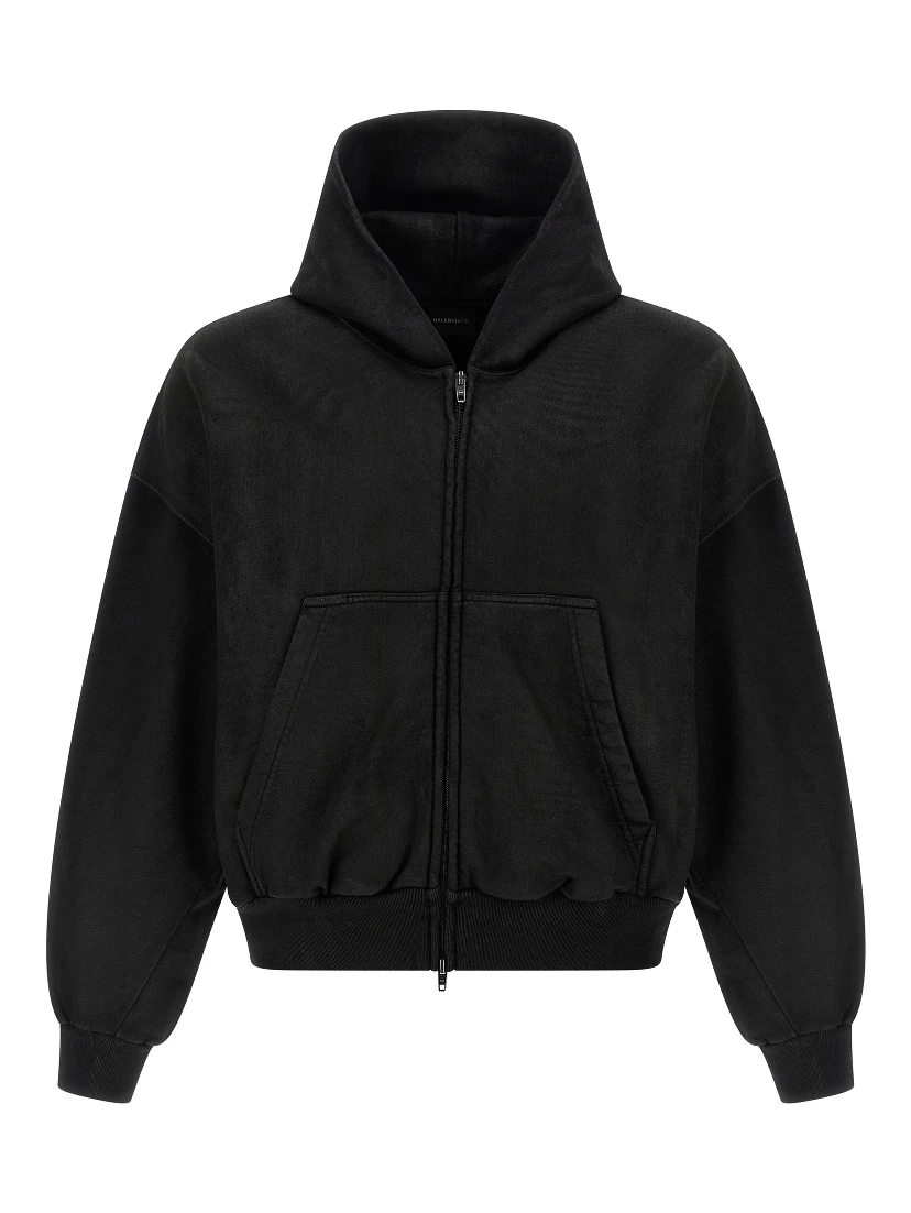 Black Cotton Sweatshirt