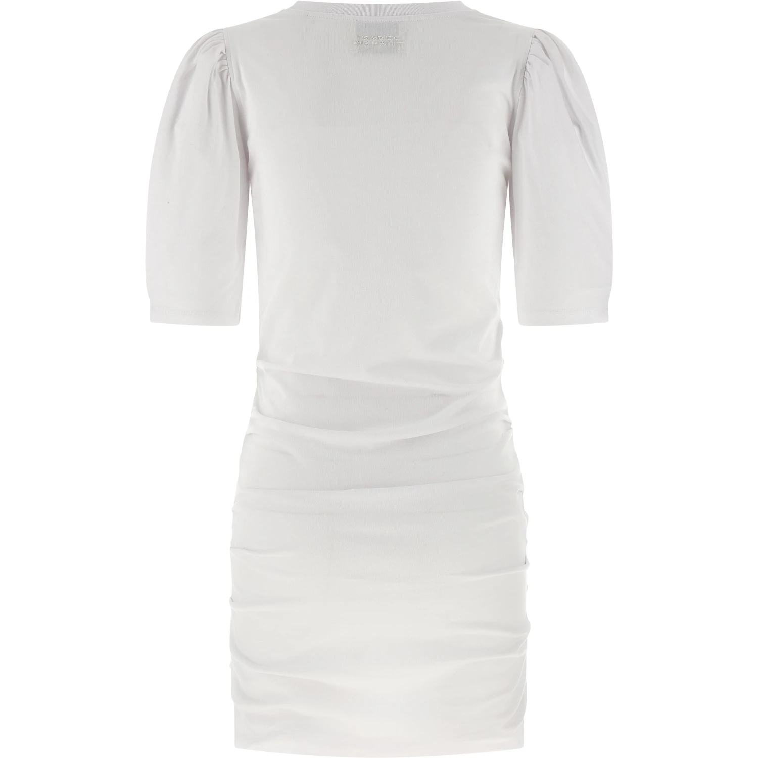White Cotton Short Dress