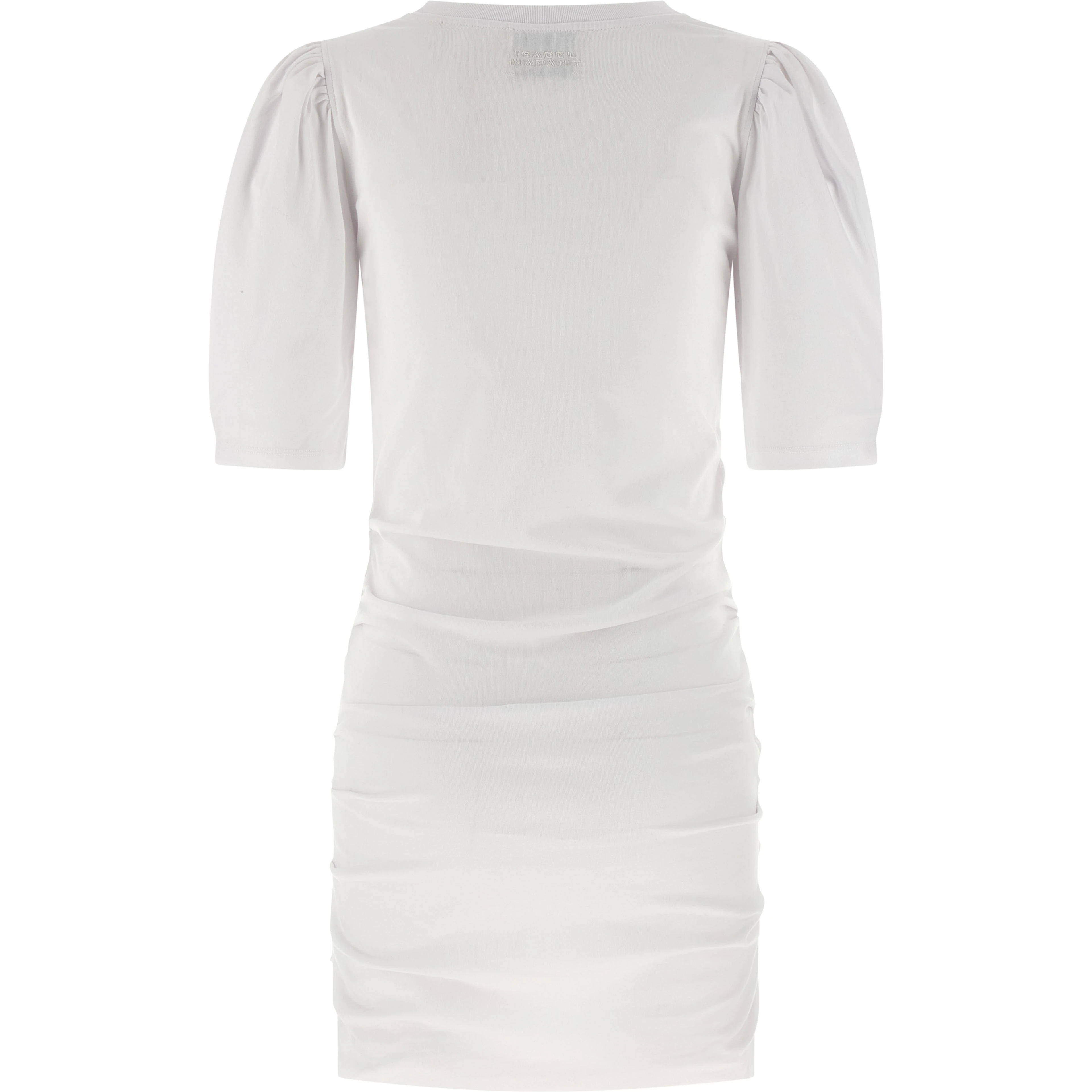 White Cotton Short Dress