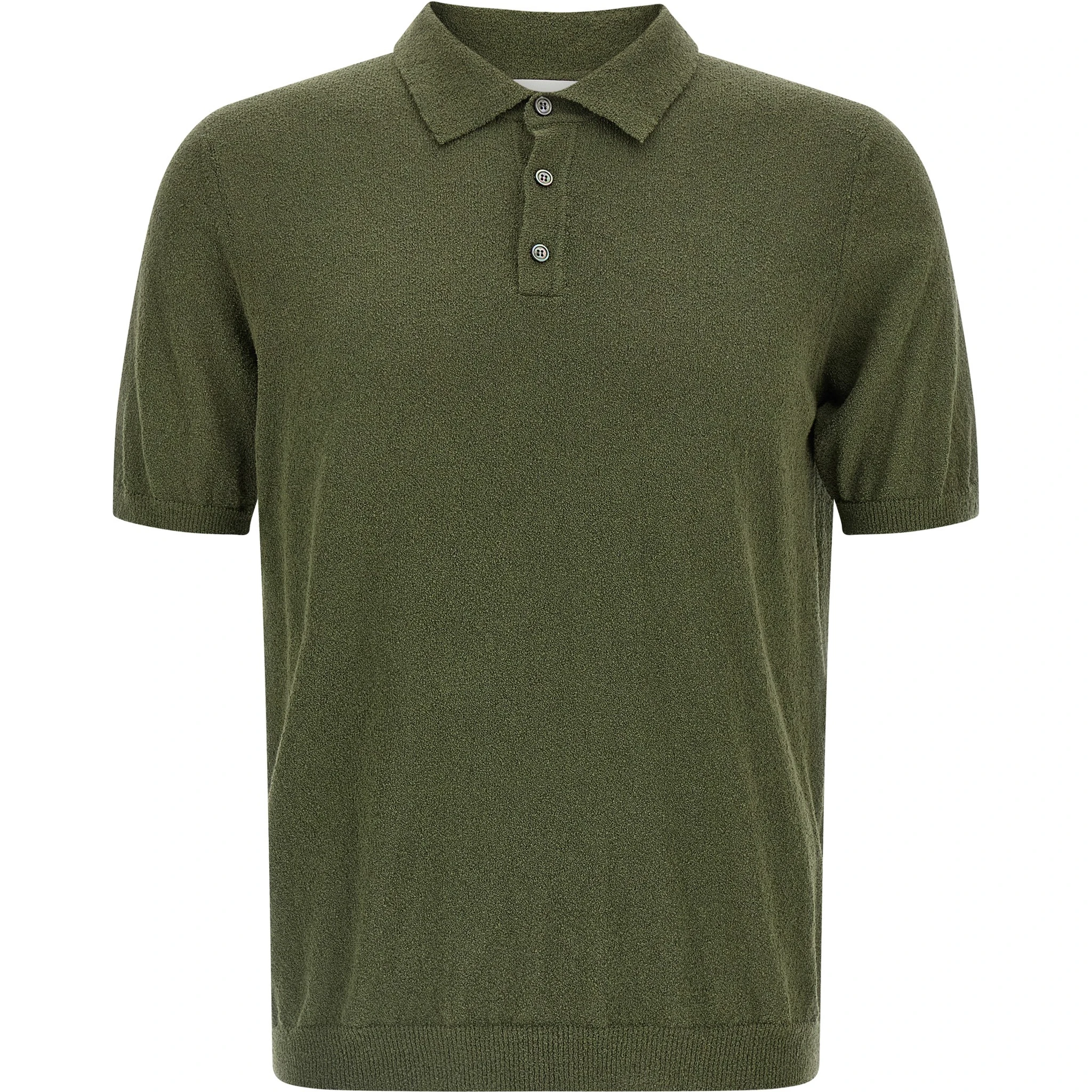 Bicolor Cotton Polo Shirt