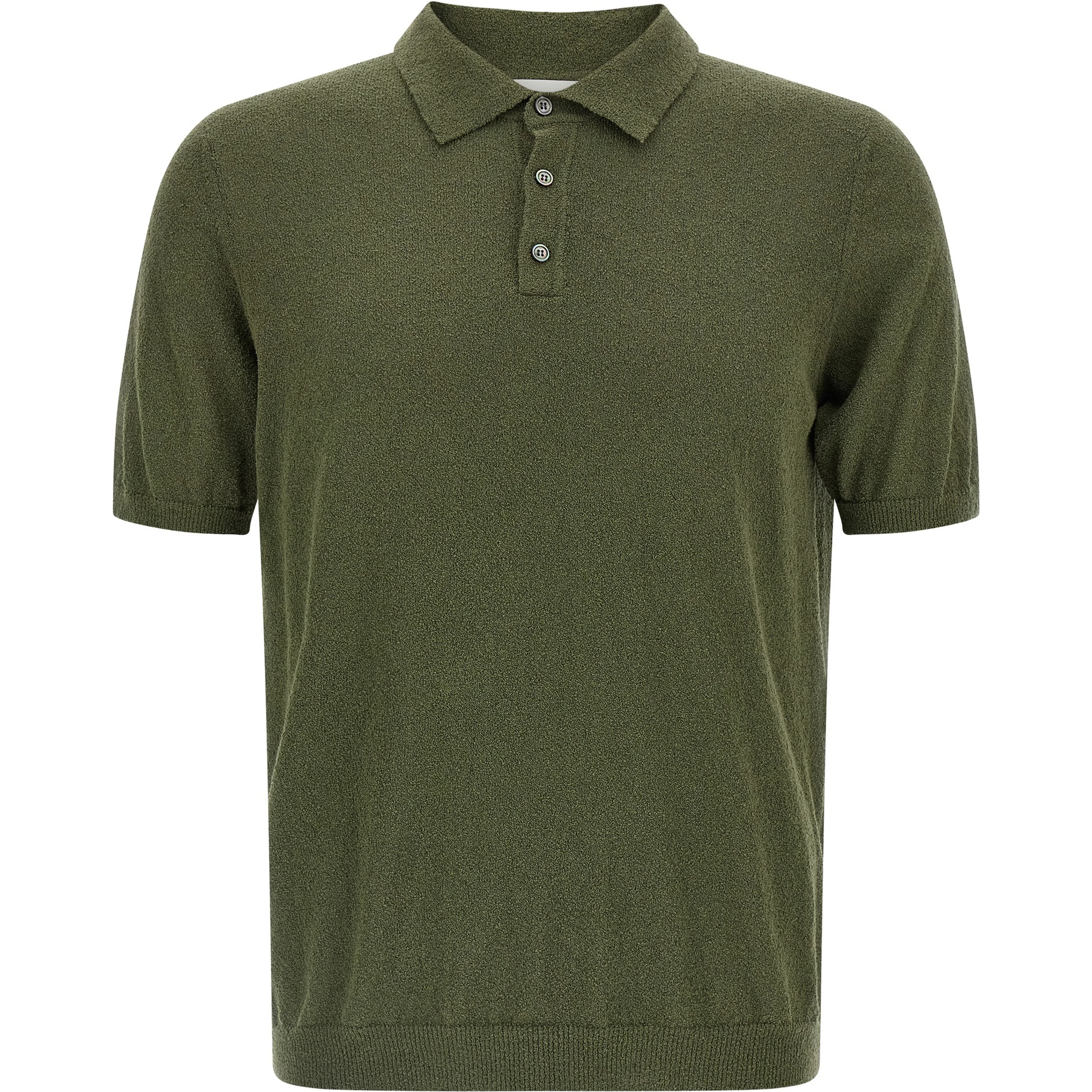 Bicolor Cotton Polo Shirt