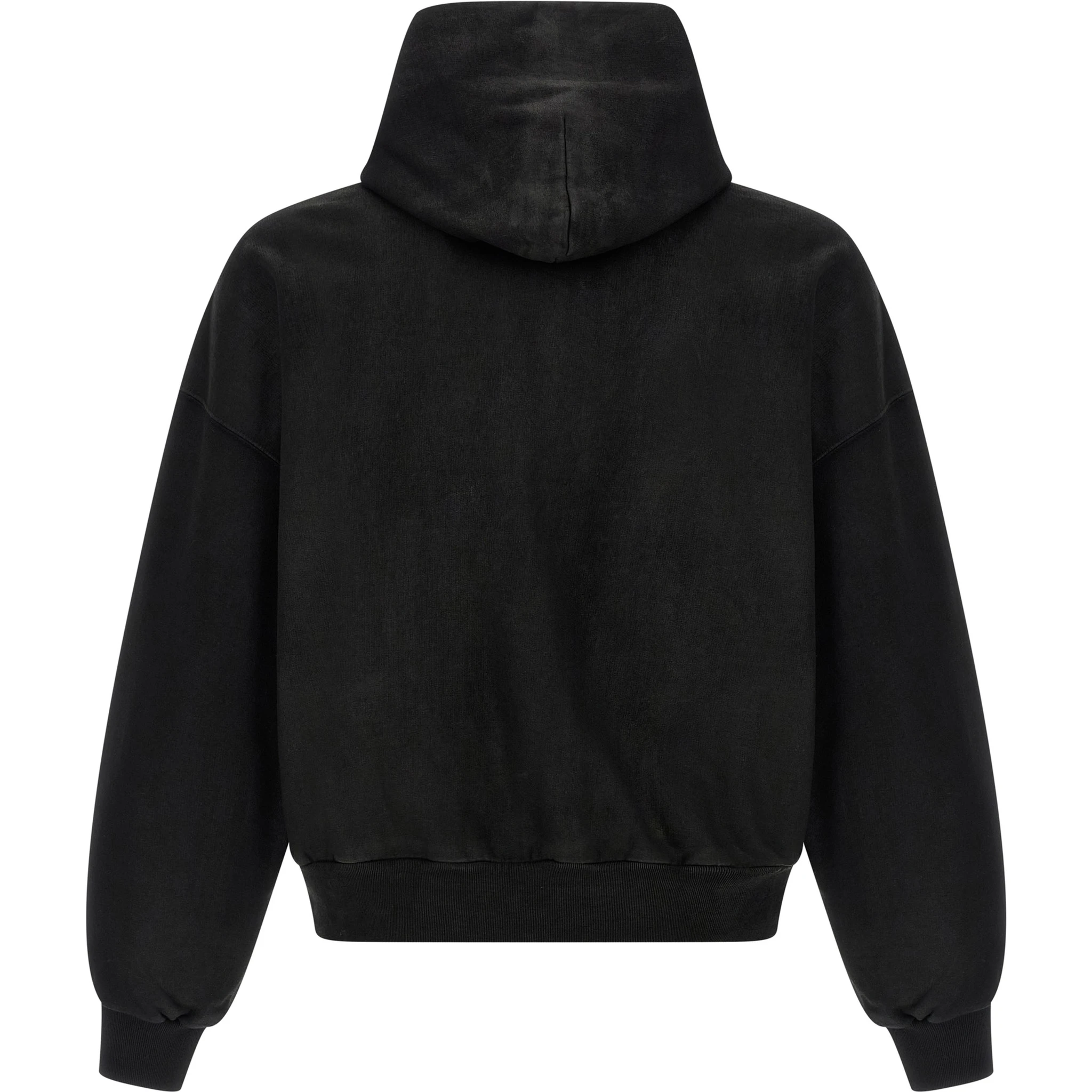 Black Cotton Sweatshirt