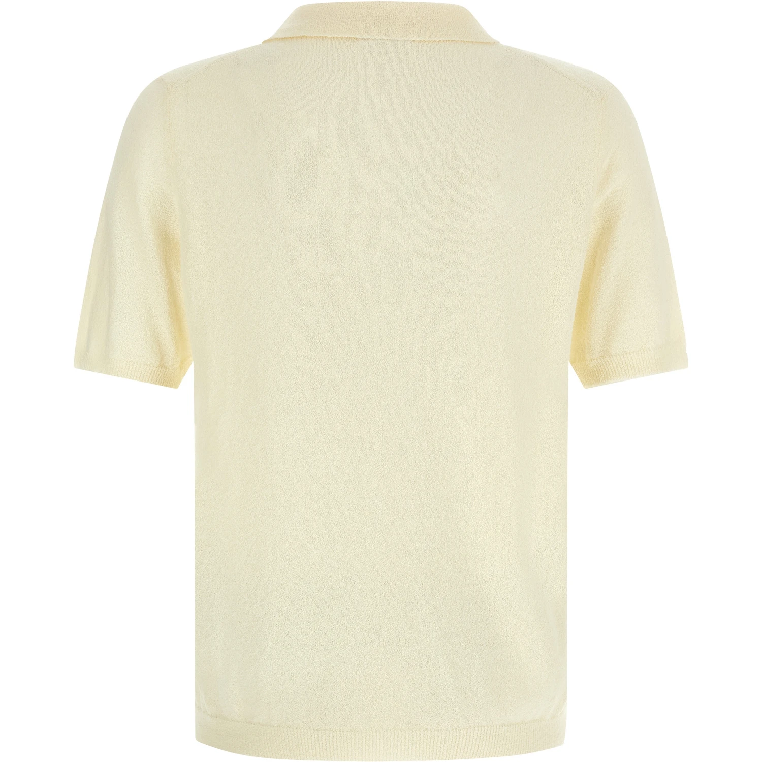 Beige Cotton Polo Shirt