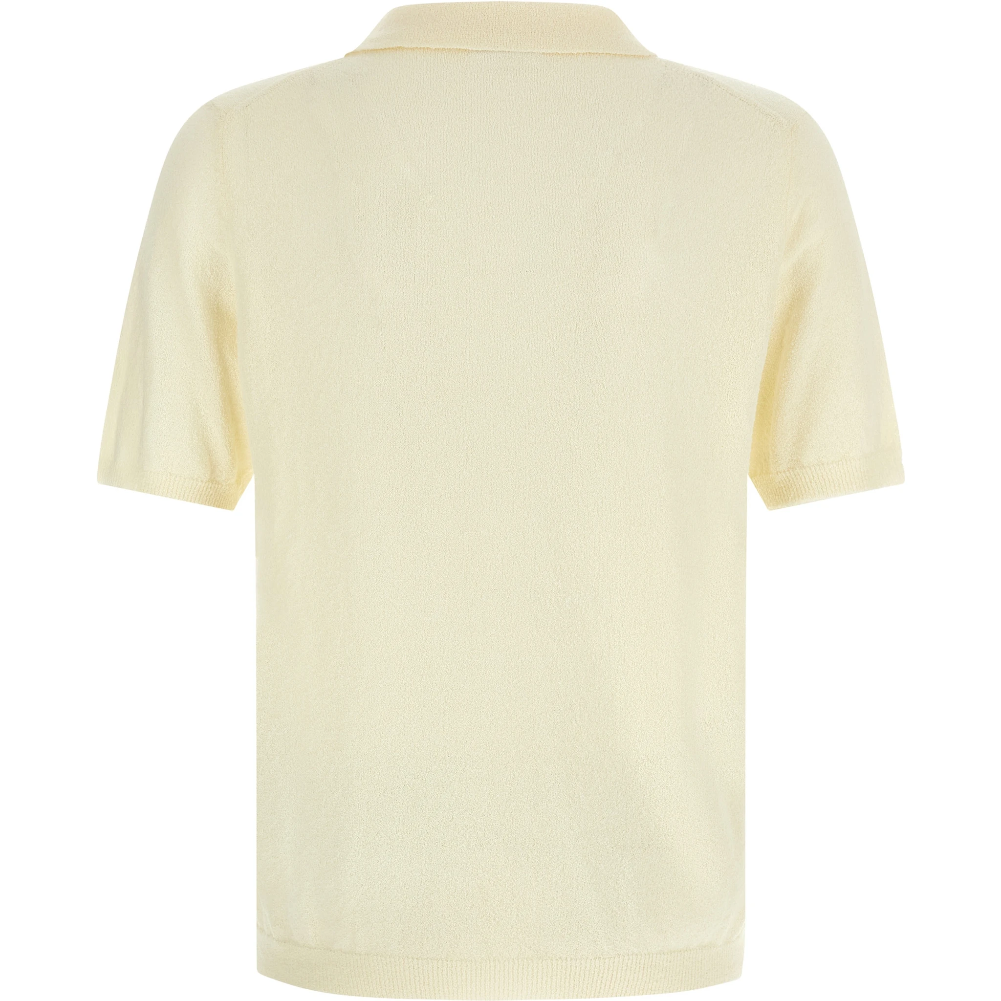 Beige Cotton Polo Shirt