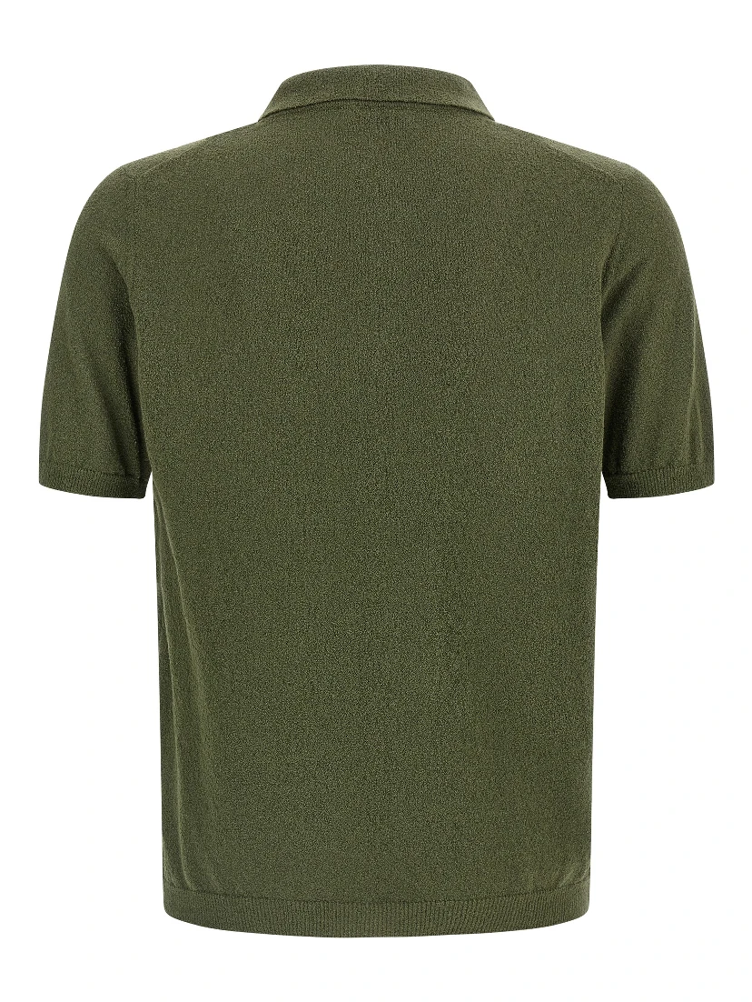 Bicolor Cotton Polo Shirt