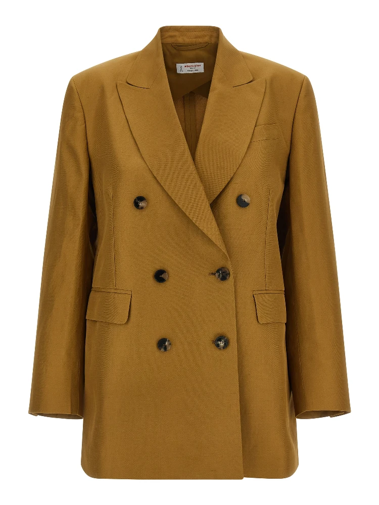 Brown Viscose Blazer